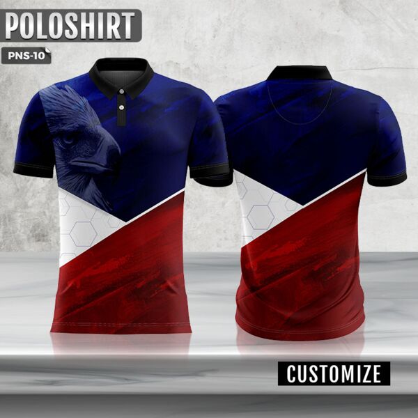 Philippine Design Full Print Polo Shirt Thumbnail