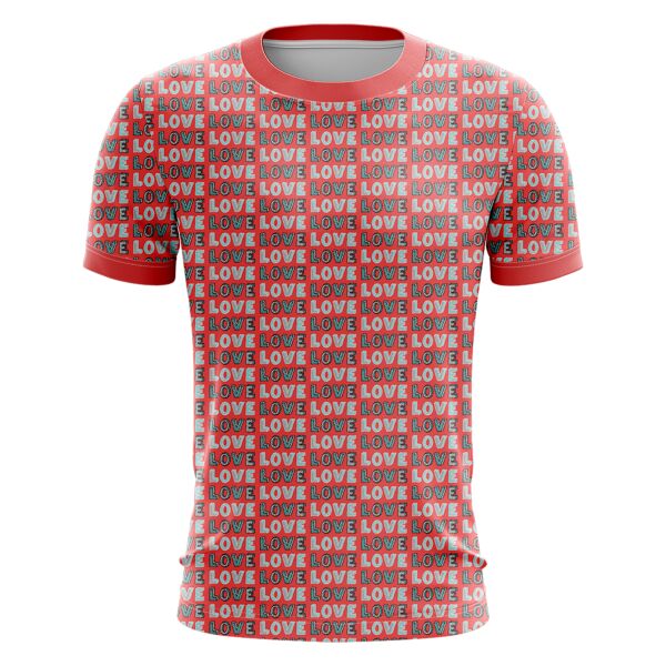 Love Design Full Print Roundneck Shirt Thumbnail