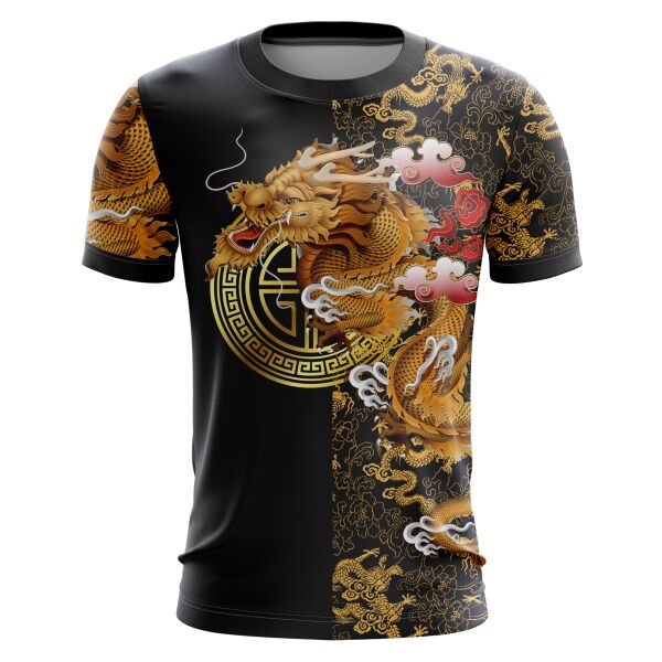 Dragon Design Full Print Roundneck Shirt Thumbnail