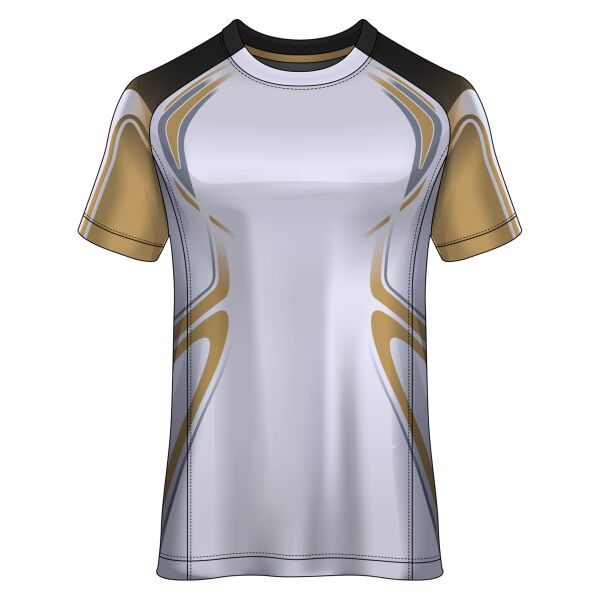 Vector Lines Design Full Print Roundneck Shirt Thumbnail