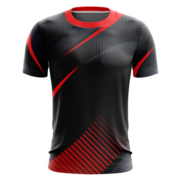 Linear Design Full Print Roundneck Shirt Thumbnail