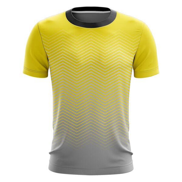 Gradient with Zigzag Design Full Print Sublimation Roundneck Shirt Thumbnail