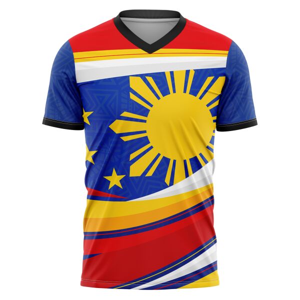 Philippine Design V-Neck Shirt Full Print Sublimation Thumbnail