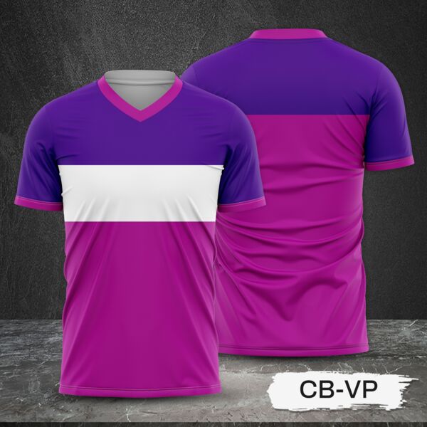 Tricolor Combination Design with Full Print Sublimation Shirt Thumbnail