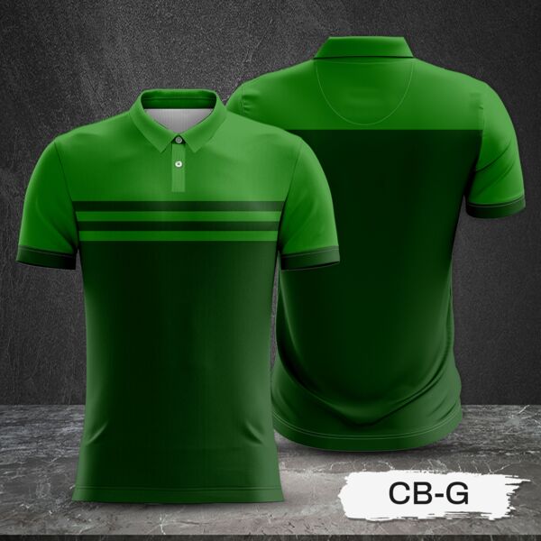 2 Color Combination Full Print Sublimation Polo Shirt Thumbnail