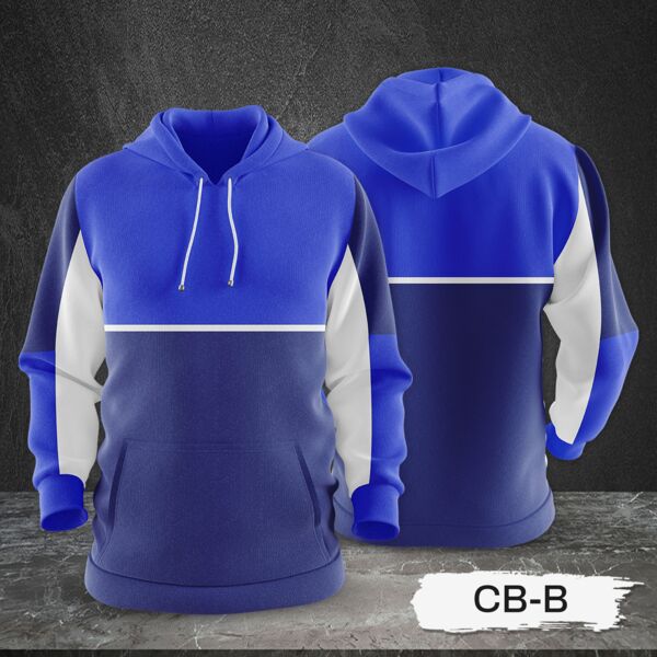 3 Color Combination Hoodie Jacket Full Print Sublimation Thumbnail