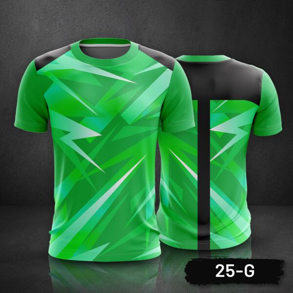 Geometric Design Roundneck Full Print Sublimation Shirt Thumbnail