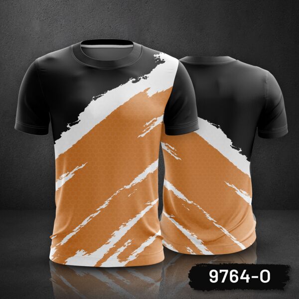 Abstract Grunge Design Roundneck Full Print Sublimation Shirt Thumbnail