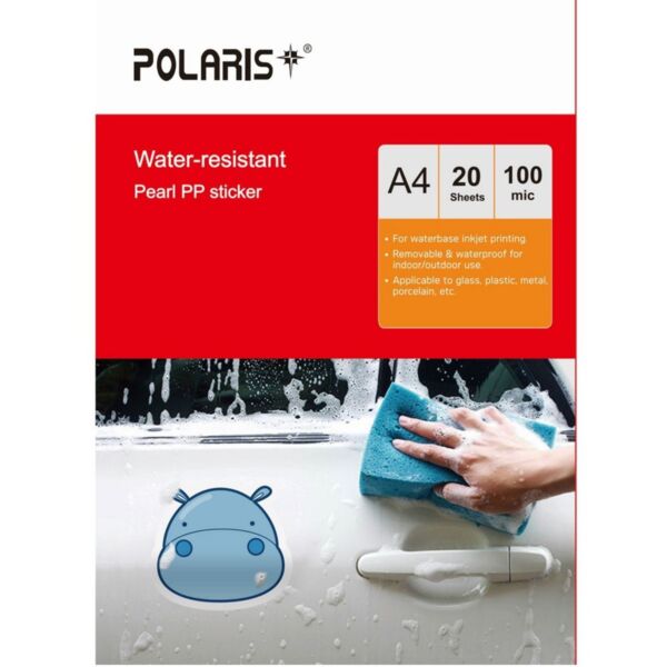 Polaris Transparent PET Sticker A4 (20's) Thumbnail