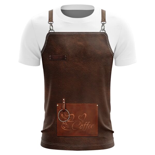 Barista Uniform Full Print Roundneck Shirt Thumbnail